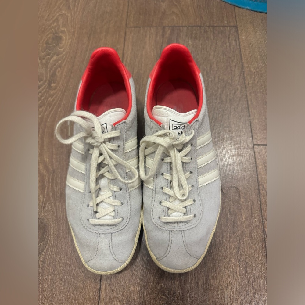 Classic Adidas shoes with stripes